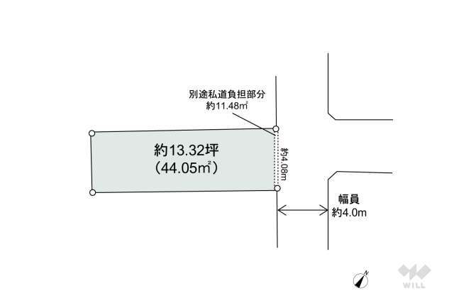 大田区中央1丁目 土地:間取り図面