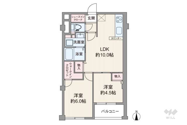 用賀コーポラス:間取り図面