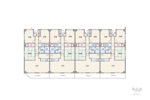 名古屋市港区小碓1丁目 収益物件:間取り図面