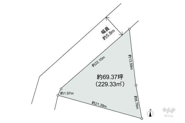 名古屋市守山区大字中志段味字吉田洞 土地:間取り図面