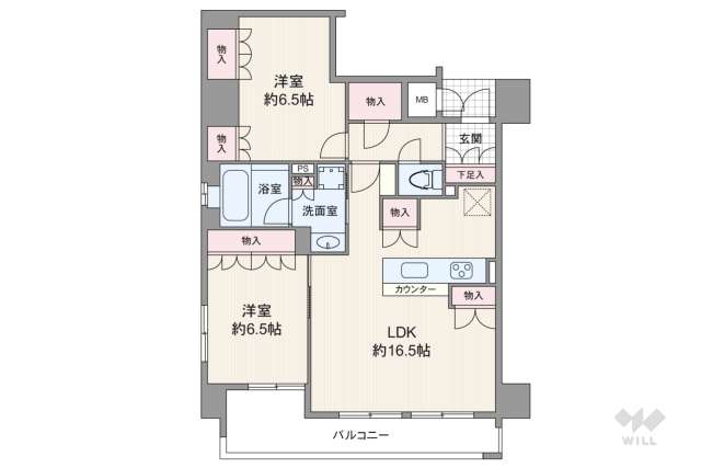 プレサンスロジェ甲子園口:間取り図面