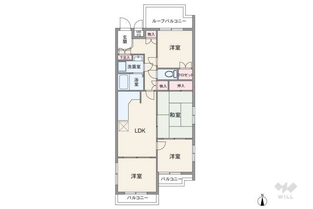 セザール新小岩:間取り図面