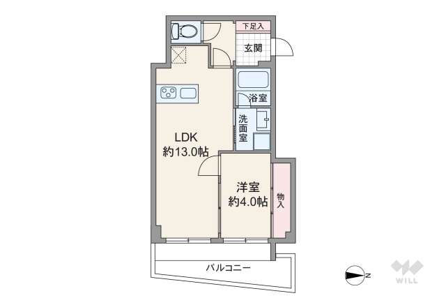 パインクレスト信濃町:間取り図面