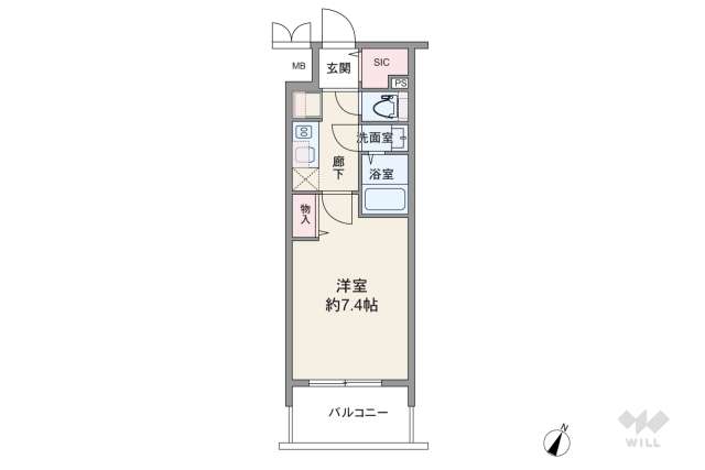 アドバンス名古屋モクシー:間取り図面