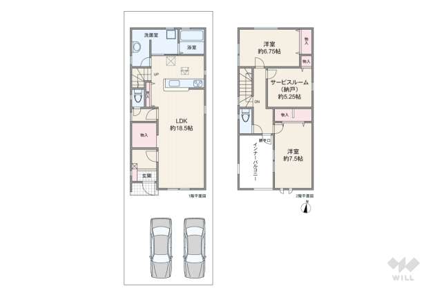 伊丹市野間1丁目 一戸建て:間取り図面