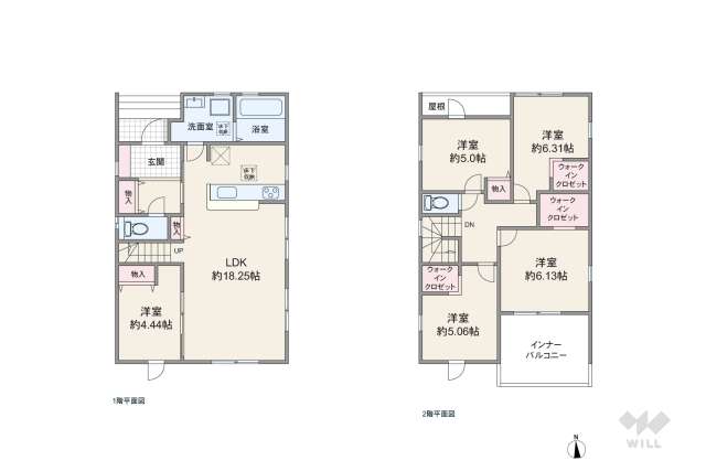 春日井市中央台6丁目 一戸建て:間取り図面