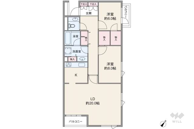 経堂グランドヒルズ:間取り図面