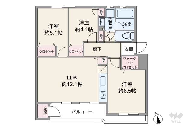 砧芙蓉ハイツ:間取り図面