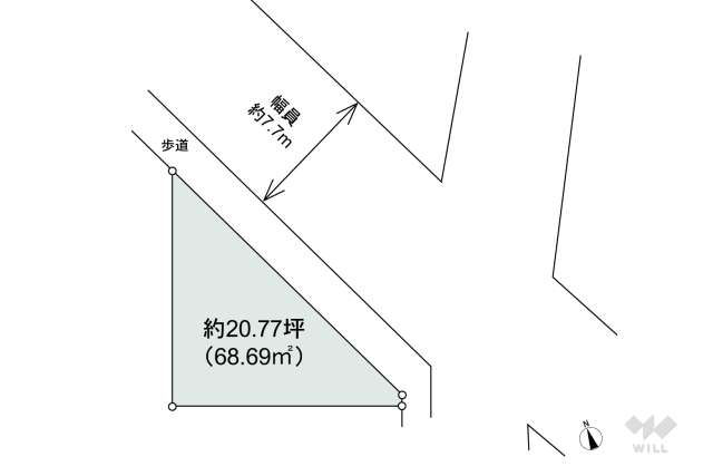 豊中市走井1丁目 土地:間取り図面