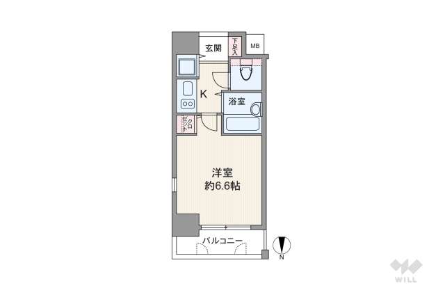 アスヴェル天満橋:間取り図面