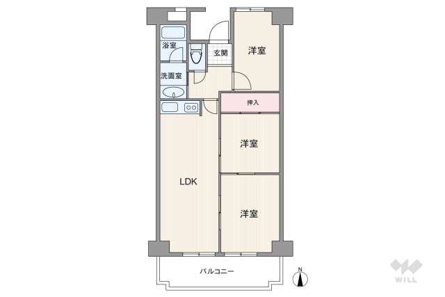 サンベアーマンション金山:間取り図面