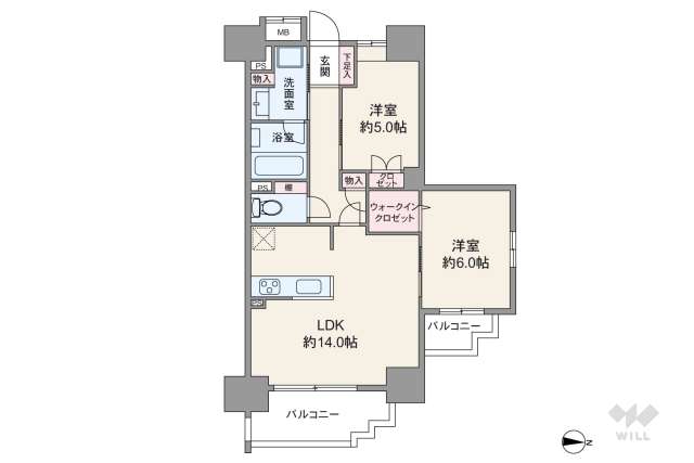 ファミリアーレ新瑞橋:間取り図面