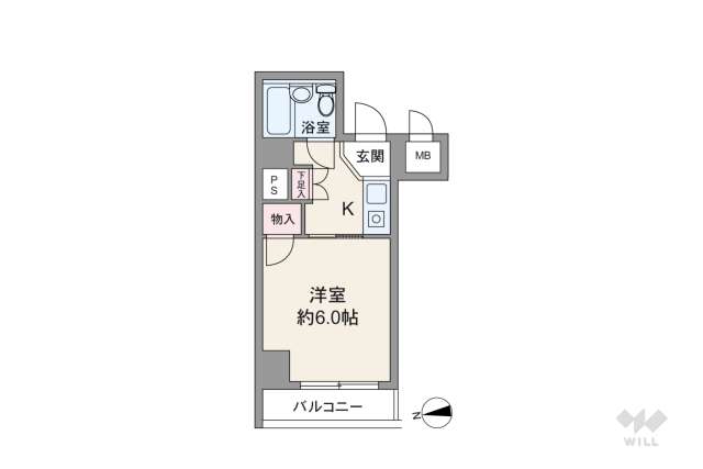 ラインビルド新宿御苑:間取り図面