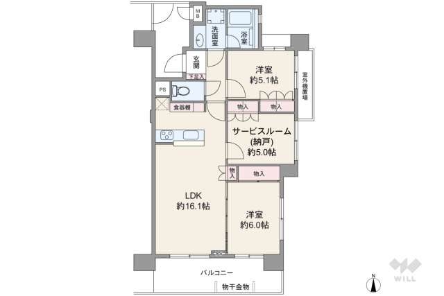 グランイーグルリバーサイド大森:間取り図面