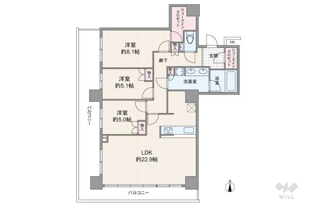 ザ・リバープレイス　イーストタワー:間取り図面