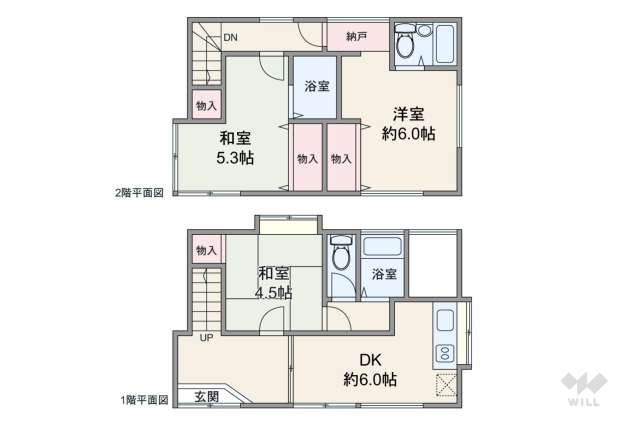 葛飾区柴又7丁目 一戸建て:間取り図面