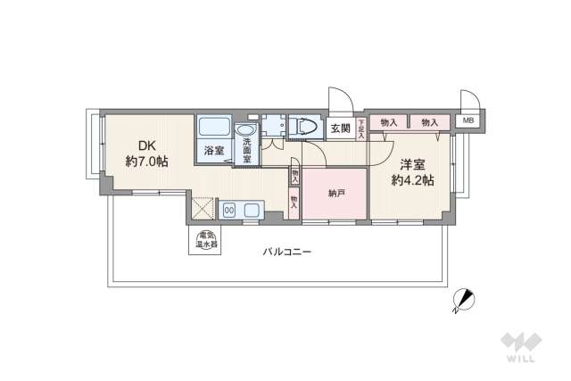 ジュネス大森中央:間取り図面