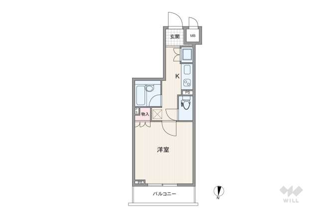 ルーブル西蒲田弐番館:間取り図面