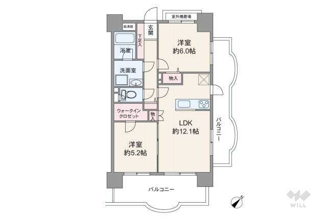 藤和シティホームズ神楽坂:間取り図面