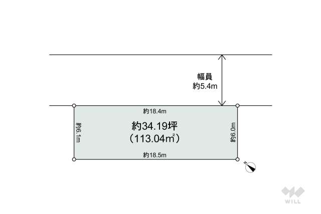 名古屋市緑区四本木 土地:間取り図面