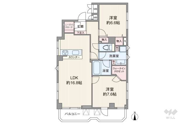 サンビューハイツ高輪台:間取り図面