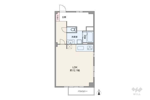 グランヴァーレ荏原東:間取り図面