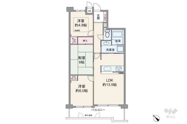 グローリアス有松北:間取り図面