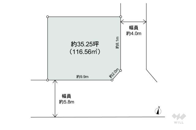 目黒区緑が丘3丁目 土地:間取り図面
