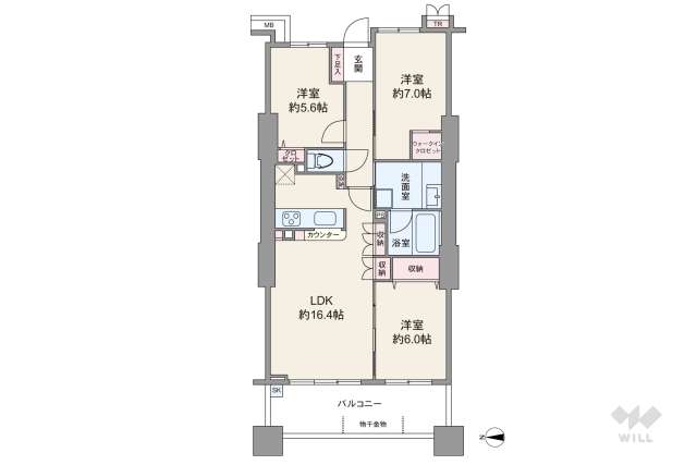 ザ・タワー&パークス田園都市溝の口:間取り図面