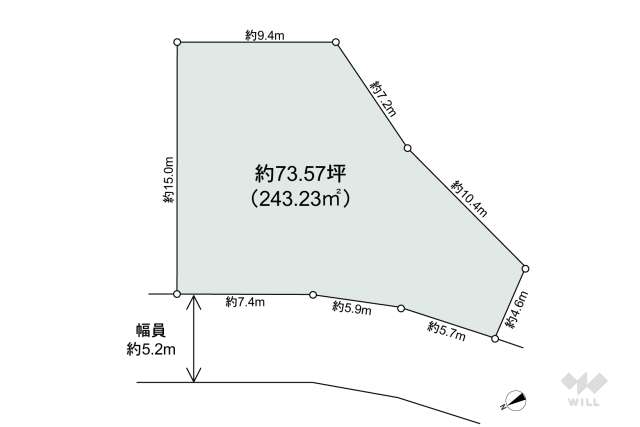 豊中市東豊中町1丁目 土地:間取り図面