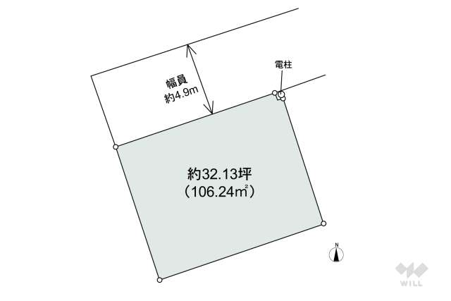 摂津市鳥飼西4丁目 土地:間取り図面