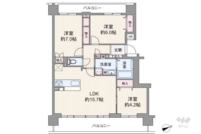 藤和シティホームズ大須南:間取り図面
