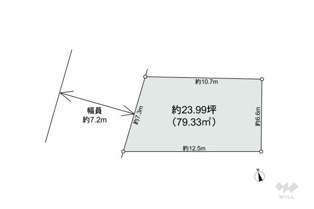 名古屋市千種区西崎町3丁目 土地:間取り図面