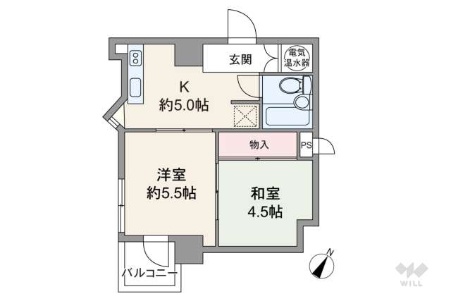 ライオンズマンション初台第3:間取り図面