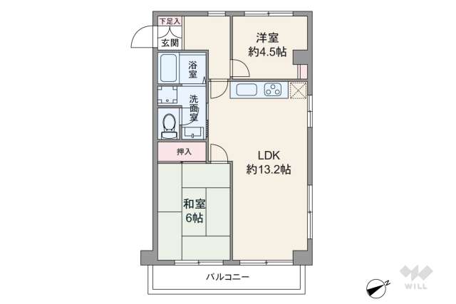 ルシック大森南:間取り図面