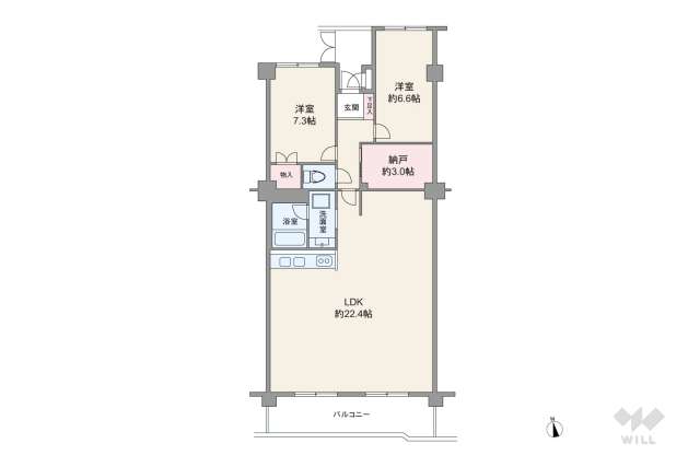 上前津サンハイツ:間取り図面
