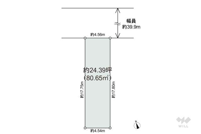名古屋市千種区末盛通5丁目 土地:間取り図面