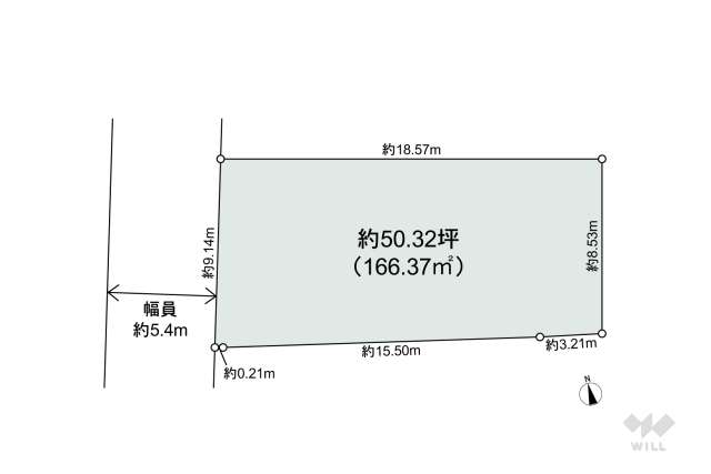 箕面市箕面2丁目 土地:間取り図面