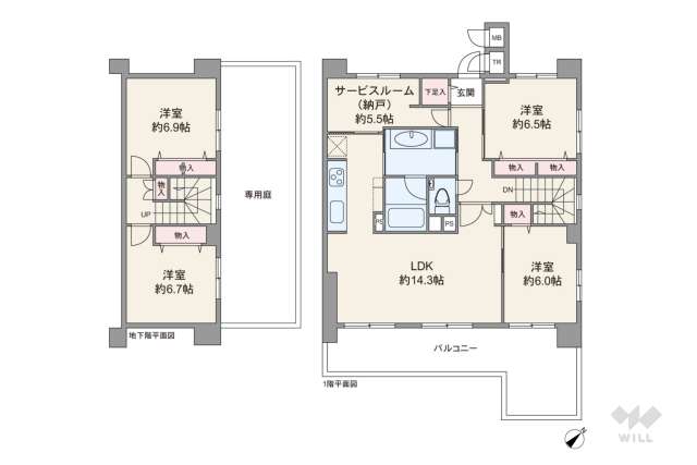 クレッセント蒲田東2:間取り図面