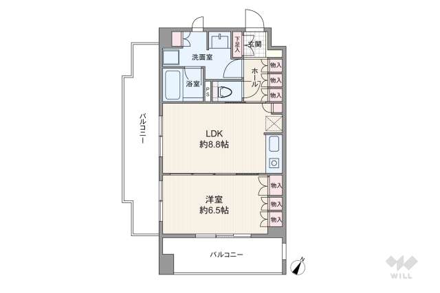 日神デュオステージ経堂:間取り図面