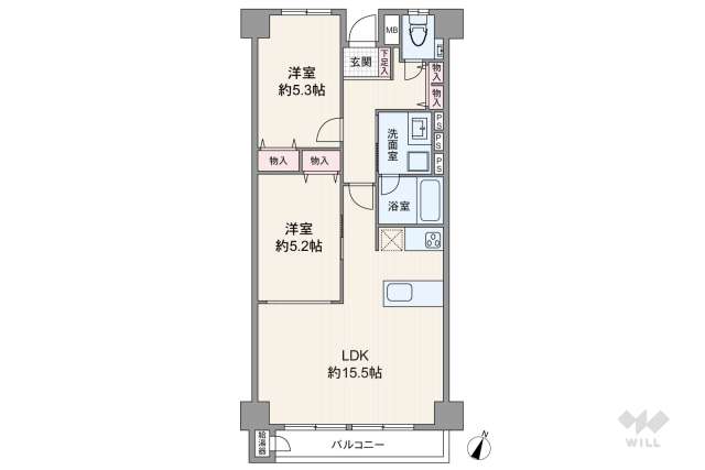 ファミール三軒茶屋:間取り図面