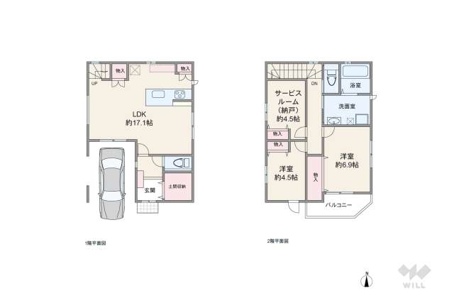 尼崎市浜3丁目 一戸建て:間取り図面
