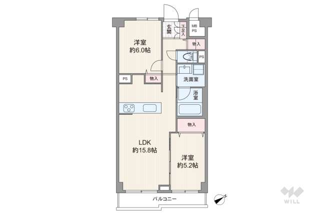 シャンボール瀬田:間取り図面