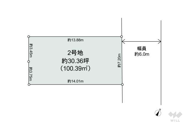 宝塚市安倉北5丁目 土地:間取り図面