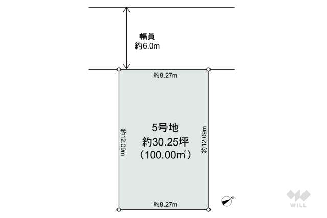 宝塚市安倉北5丁目 土地:間取り図面