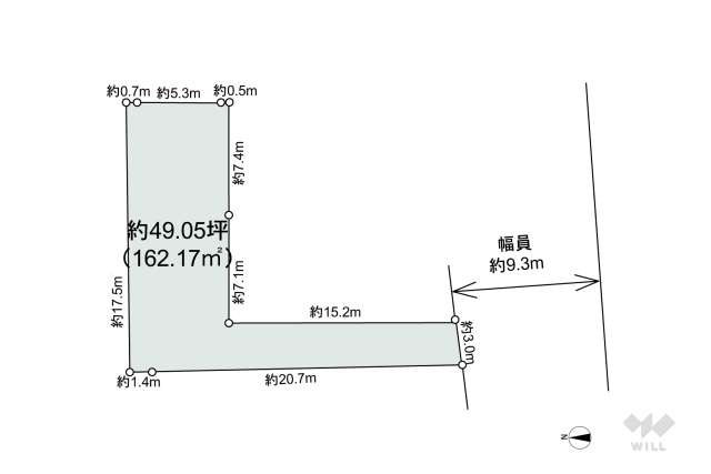 尼崎市戸ノ内町2丁目 土地:間取り図面