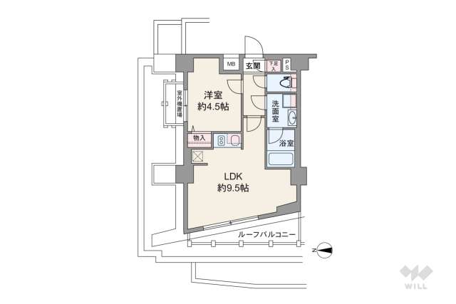 ラフィスタ多摩川:間取り図面