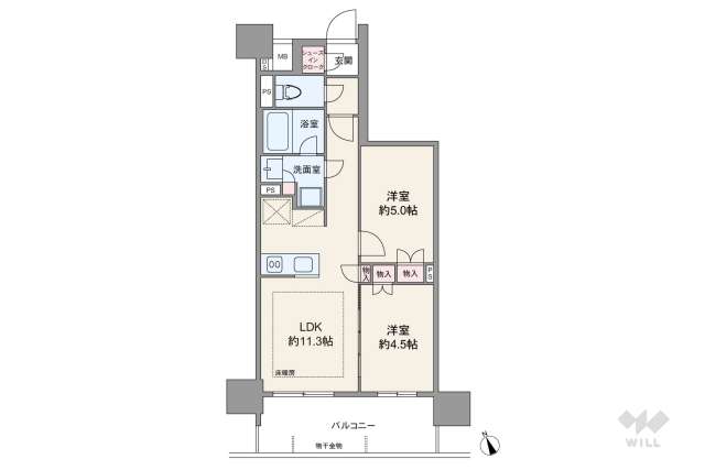 オープンレジデンシア瑞穂公園前:間取り図面