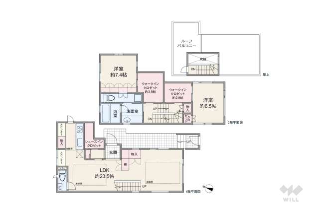 世田谷区上馬3丁目 一戸建て:間取り図面