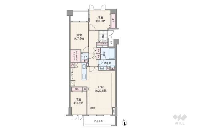 ヴァリウス代沢:間取り図面